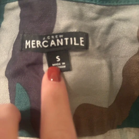 J.Crew Mercantile Camo Utility Jacket – Size S - Picture 4 of 4
